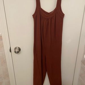 Rust Colored Madewell Jumpsuit
